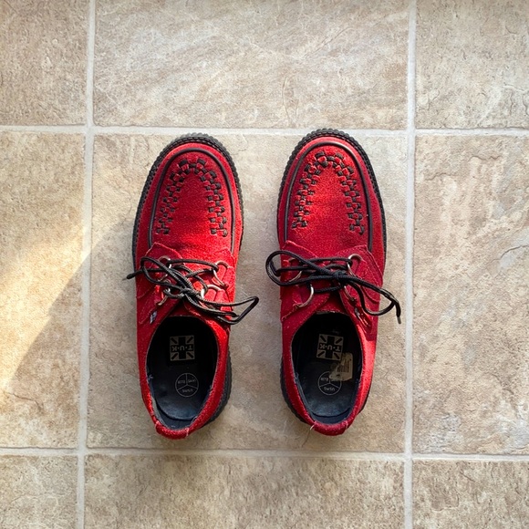 tuk Shoes Burgundy Suede Viva Mondo Creepers Tuk Poshmark